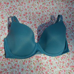 PINK Victorias Secret Teal Blue T-Shirt Bra 34DD